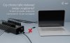 i-tec i-tec USB-C/USB-A Metal Charging + data HUB 15W per port 20x USB-C